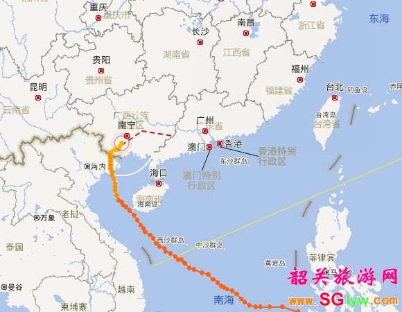 台风海燕线路图