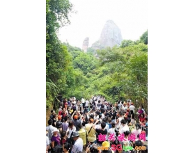 韶关丹霞山2010国庆单日游客创纪录