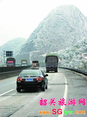 韶关2011元旦高速-5.6℃低温路面未结冰